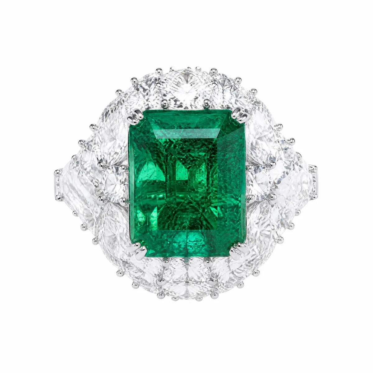 Emerald Starburst Ring