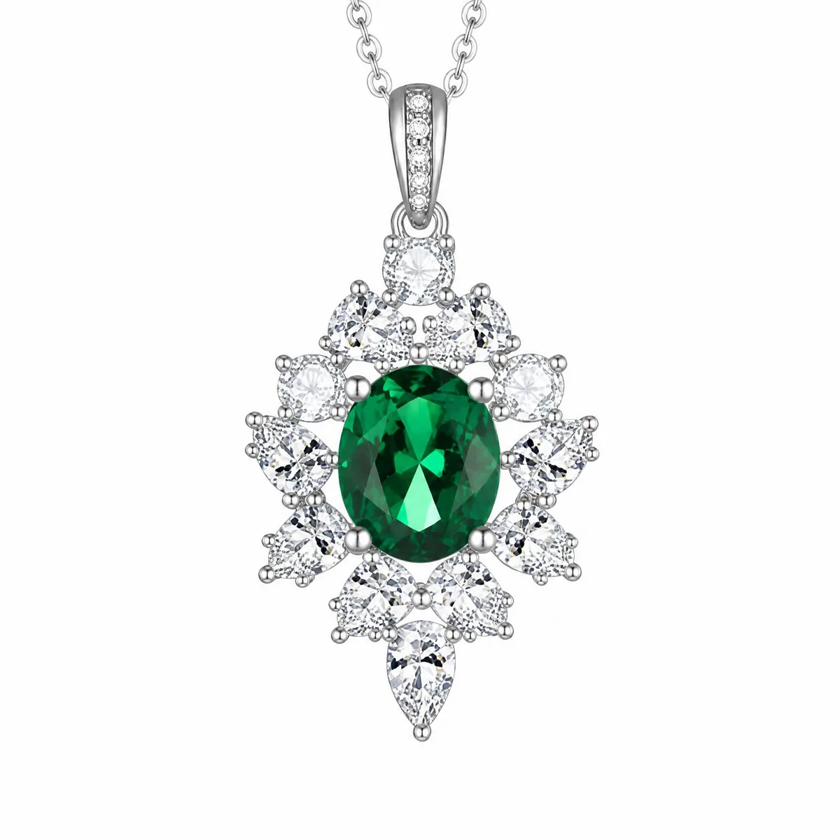 Evergreen Halo Pendant