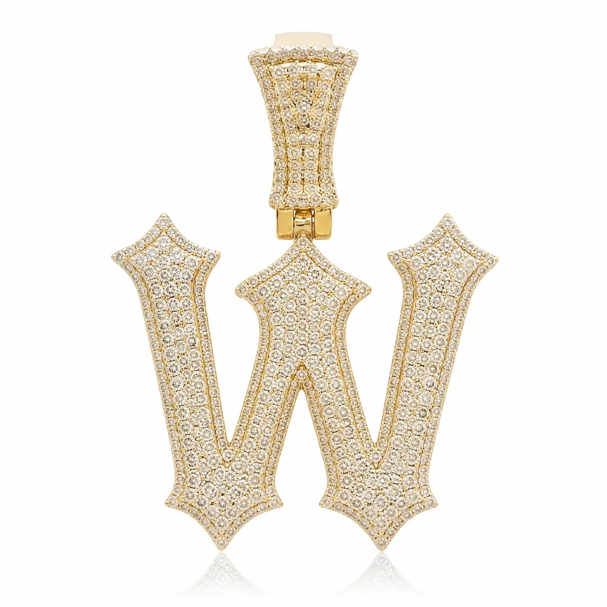 Gothic W Pendant