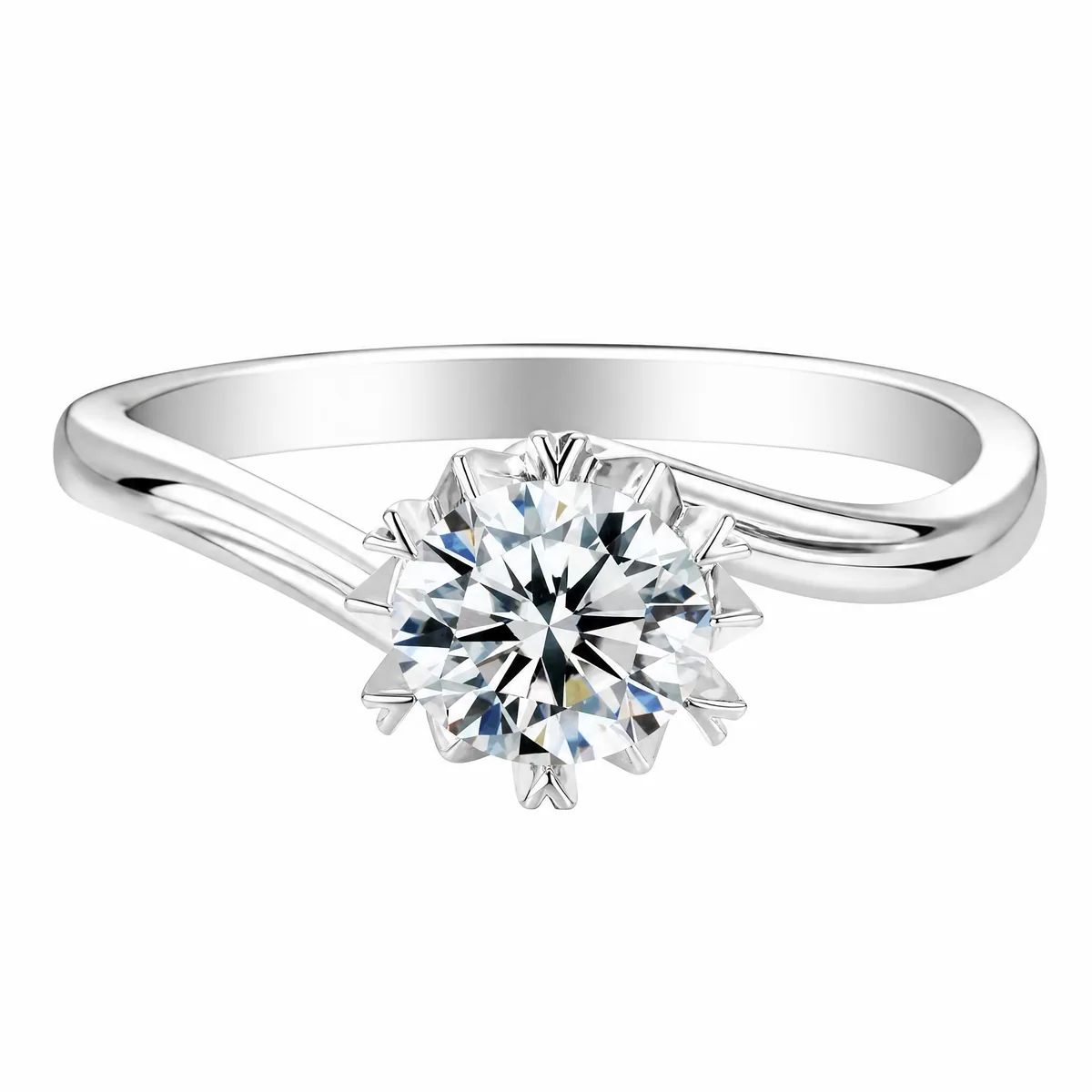Snowflake Twist Ring